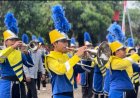 Marching Band SMK Al-Falah Winong Hentak Pembukaan TMMD ke-128 Pati, Semangat Generasi Muda Menggema
